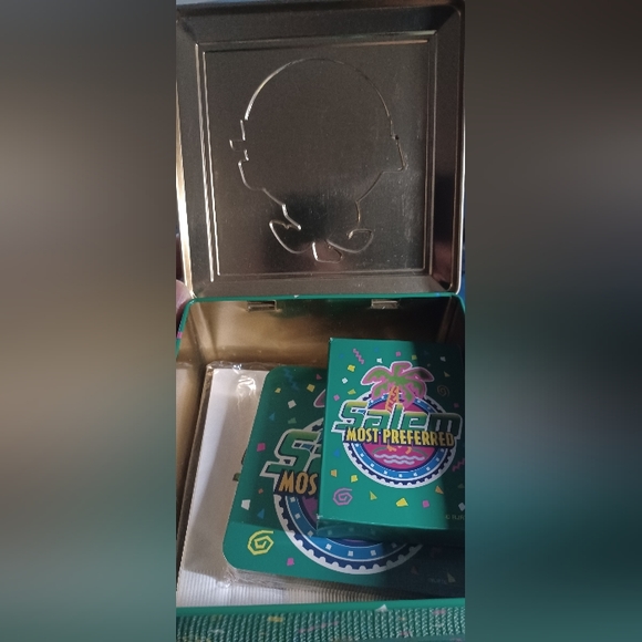 Vintage Salem cigarettes tin playing cards, coasters, cocktail napkins party. - Picture 5 of 14